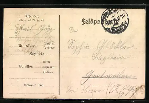 AK Karlsruhe, Schiffe im städtischen Rheinhafen