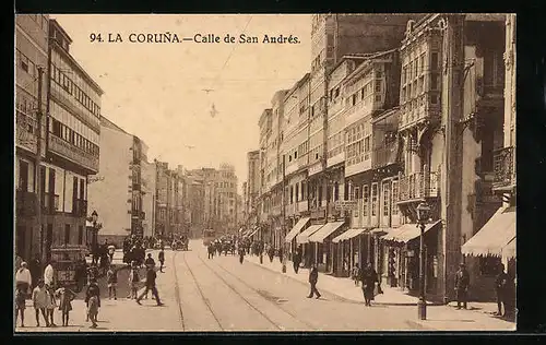 AK La Coruna, Calle de San Andres