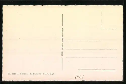 AK Genova, Pegli, Via Vitt. Emanuele, Hotel Mediterranee