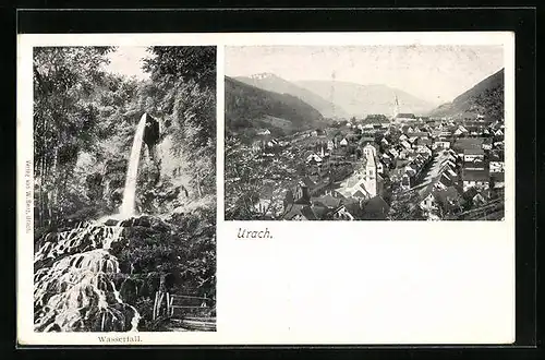 AK Urach, Panorama und Wasserfall