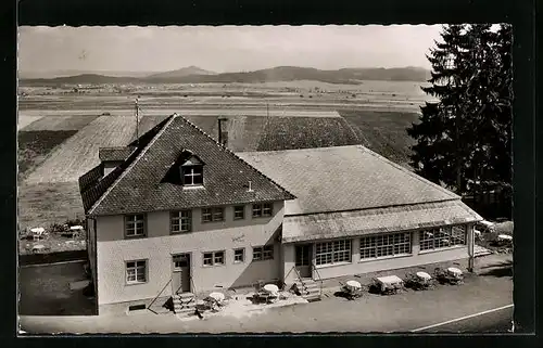 AK Bad Dürrheim /Schwarzwald, Blick auf das Waldcafe