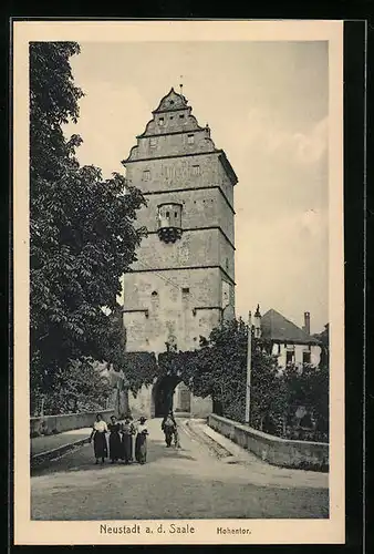 AK Neustadt a. d. Saale, Hohentor