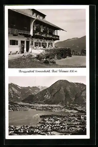 AK Bad Wiessee, Berggasthof Sonnenbichl, Teilansicht