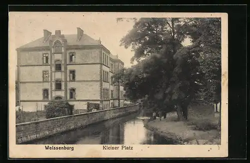 AK Weissenburg, Idylle am Kleinen Platz