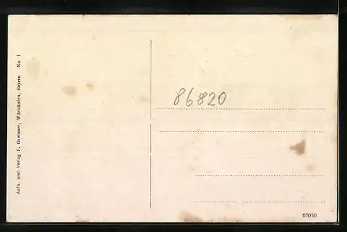 AK Wörishofen, Café Matzberger, Kurhaus