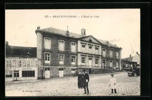 AK Bray-sur-Somme, L`Hotel de Ville