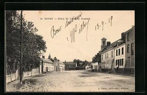 AK Boves, Place de l`Amiral Courbet