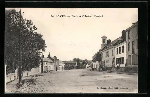 AK Boves, Place de l`Amiral Courbet