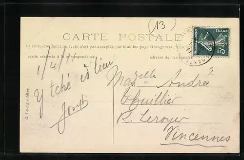 AK Vignacourt, Rue Godard Dubuc