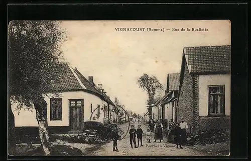 AK Vignacourt, Rue de la Ruelette