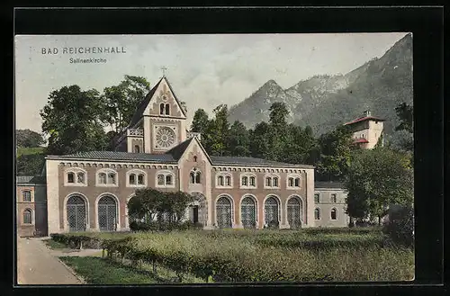 AK Bad Reichenhall, vor der Salinenkirche