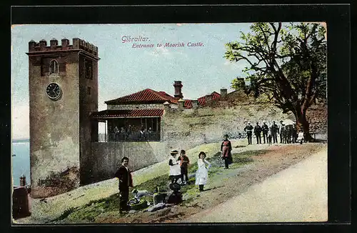 AK Gibraltar, Entrance to Moorish Castle