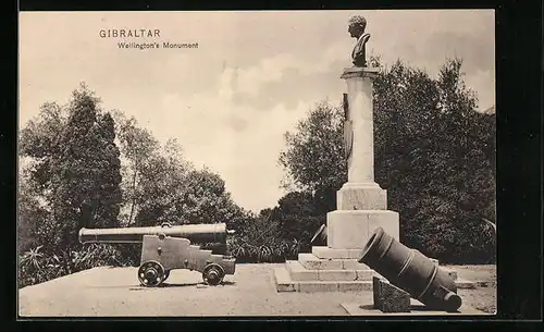 AK Gibraltar, Cannon at the Wellington Monument