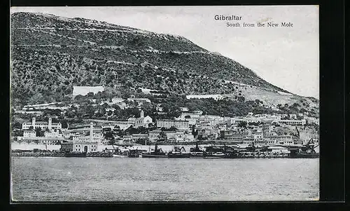 AK Gibraltar, South view from the New Mole