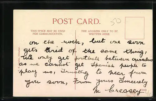 AK Gibraltar, looking at Rosia Bay, ships at the pier