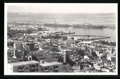 AK Gibraltar, South View of Town with the bay area