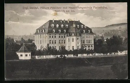 AK Simbach / Inn, Engl. Institut, Höhere Mädchen- und Haushaltungsschule Marienhöhe