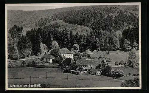 AK Lichtenau / Spessart, Hotel Hochspessart, Bes. K. Eich