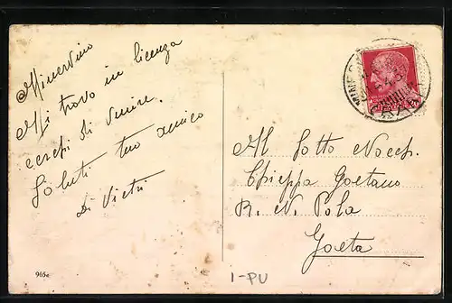 AK Minervino Murge, Monumento ai Caduti e Corso Umberto I.