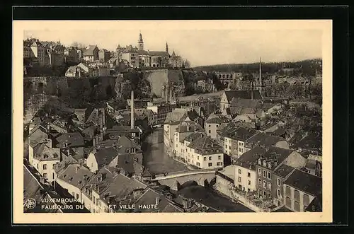 AK Luxembourg, Faubourg ud Grund et Ville haute