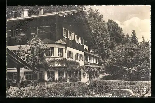 AK Berchtesgaden, Gasthaus Kugelmühle an der Almbachklamm
