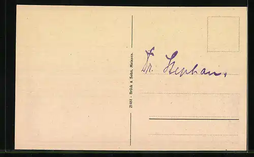 AK Kamenz i. Sa., Blick zur Hauptkirche