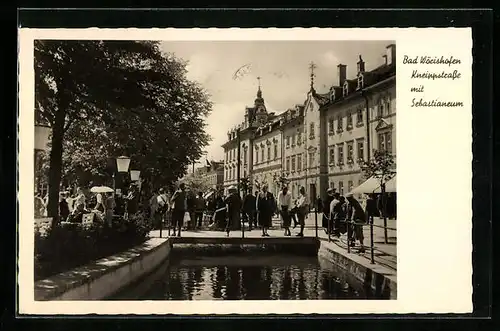 AK Bad Wörishofen, Kneippstrasse mit Sebastianeum