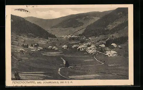 AK Menzenschwand / bad. Schwarzwald, Totalansicht