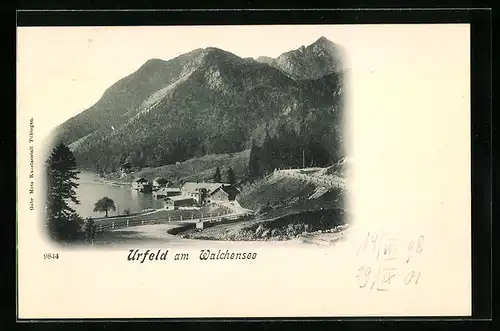 AK Urfeld am Walchensee, Panorama