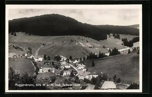 AK Muggenbrunn / bad. Schwarzwald, Panorama