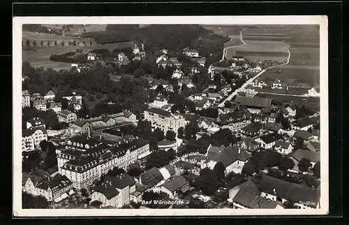 AK Bad Wörishofen, Gesamtansicht vom Flugzeug aus
