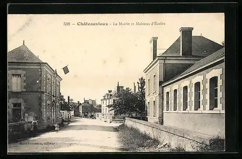 AK Châteauvieux, La Mairie et Maisons d`Écoles