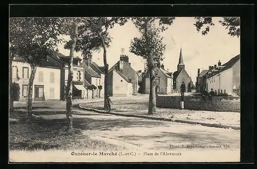 AK Ouzouer-le-Marché, Place de l`Abreuvoir