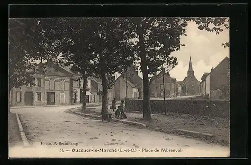 AK Ouzouer-le-Marché, Place de l`Abreuvoir