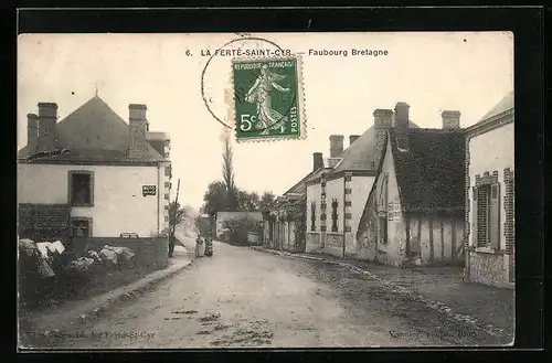 AK La Ferté-Saint-Cyr, Faubourg Bretagne