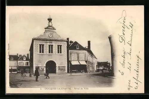 AK Oucques-la-Joyeuse, Hôtel de Ville