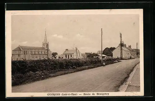 AK Oucques, Route de Beaugency