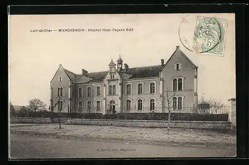 AK Marchenoir, Hôpital Hess, Facade Est