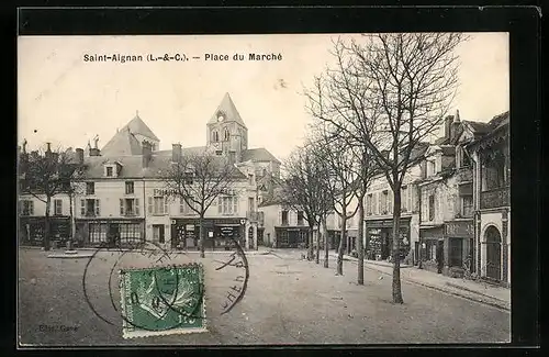 AK Saint-Aignan, Place du Marché