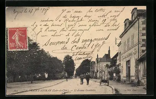AK Saint-Aignan, L`Avenue Gambetta