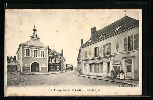 AK Oucques-la-Joyeuse, Hôteld e Ville