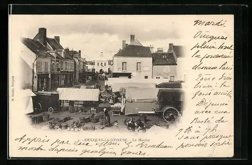 AK Oucques-la-Joyeuse, Le Marché