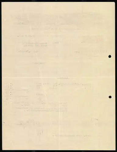 Rechnung Neustadt-Orla 1936, Deckenfabriken Franz Seewald, Werksansichten