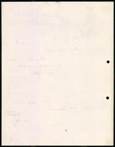 Rechnung Nierstein 1913, Sirona-Werke von A. Sander, Medaillen
