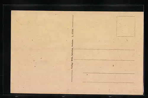 AK Beckum, Totalansicht mit der Kirche im Hintergrund