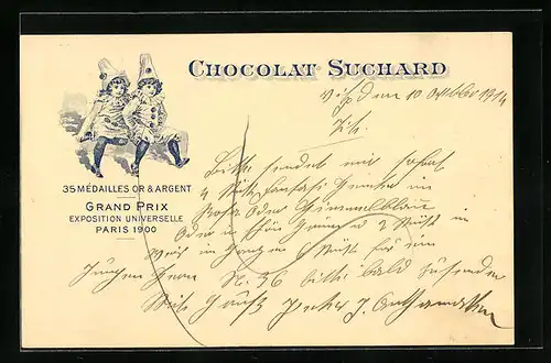 AK Chocolat Suchard, Verkleidete Mädchen