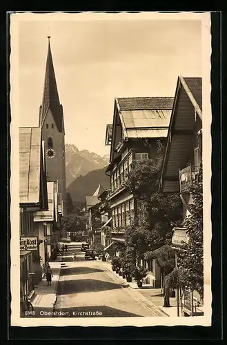 AK Oberstdorf, Hotel Löwen in der Kirchstrasse
