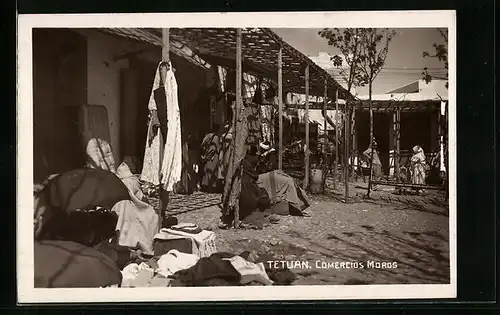 Foto-AK Tetuan, Comercios moros