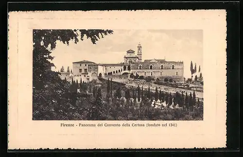 AK Firenze, Panorama del Convento della Certosa