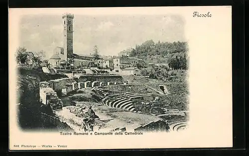 AK Fiesole, Teatro Romano e Campanile della Cattedrale